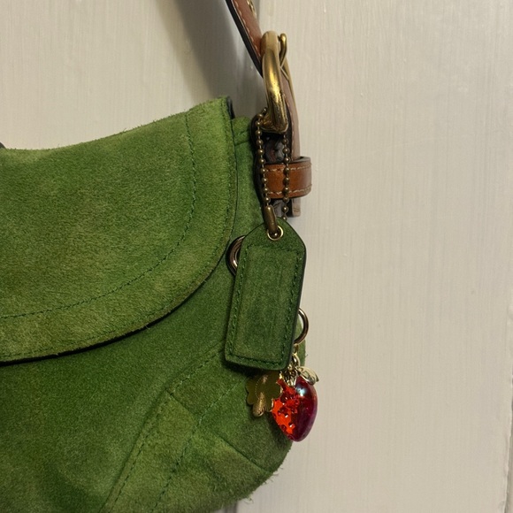 Coach Green Suede Mini SoHo - Picture 6 of 9